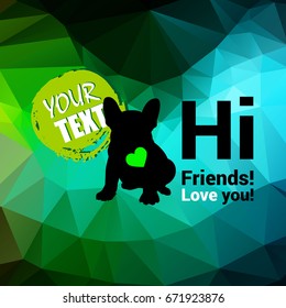 bulldog, dog, animal, french, vector, illustration, pet, breed, cute, drawing