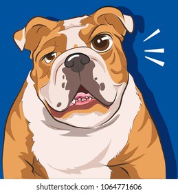 Bulldog dog background image