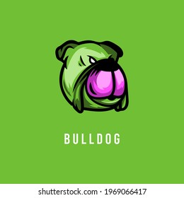 Bulldog e-sport logo design inspiration