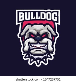 Bulldog Esport Mascot Logo Design