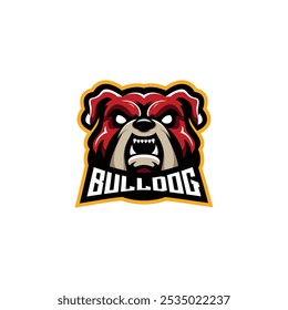 ilustração do logotipo da equipe do bulldog esport