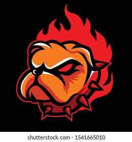 bulldog esports gaming logo animals