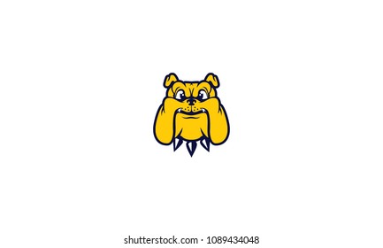 bulldog head logo