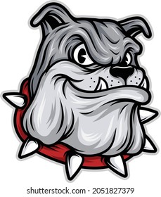 BULLDOG HEAD VECTOR IMAGE, ILLUSTRATION