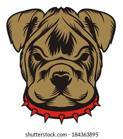 bulldog illustration