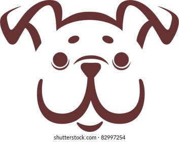 bulldog, logo design 