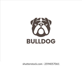 Bulldog logo design vector illustration