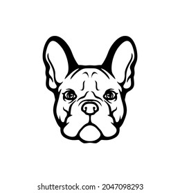 bulldog Logo simple clean and elegance