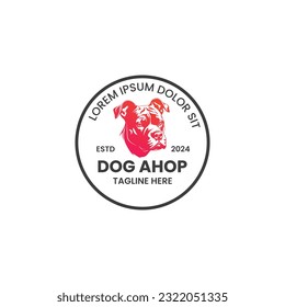 Bulldog Logo in Vector. Business bulldog security logo and emblem.  bulldog logo stock illustration. creative icon, dog symbol, dog logo