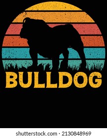 
Bulldog lover's t-shirts design full ED 
