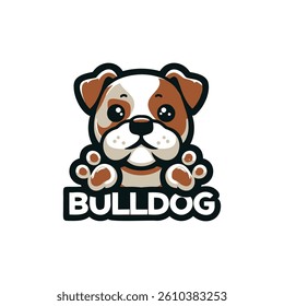 Bulldog mascot sport logo design

