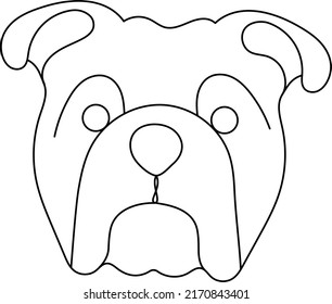 10,451 Bulldog outline Images, Stock Photos & Vectors | Shutterstock