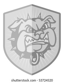 Bulldog Security Badge Silver