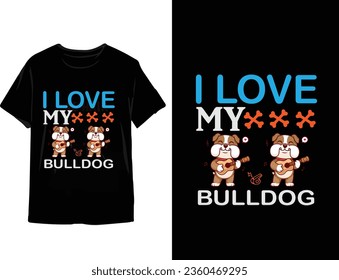 Bulldog t shirt design bull dog t shirt