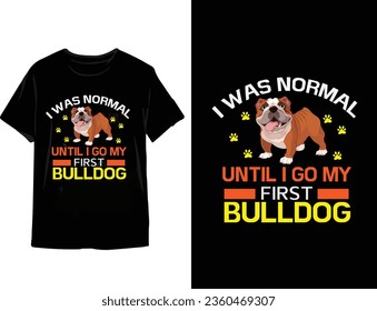 Bulldog t shirt design bull dog t shirt