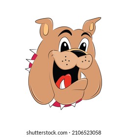 
Bulldog team mascot vector illustration