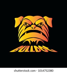 bulldog vector logo