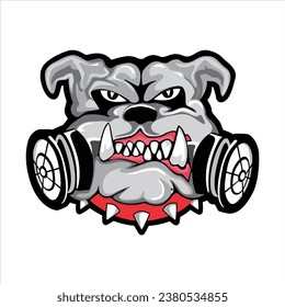 bulldog vector for logo mascot