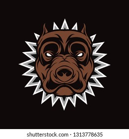 bulldog vector sport logo
