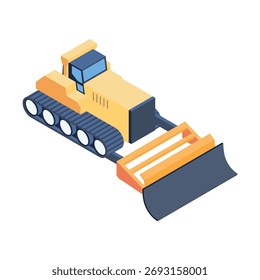 Bulldozer Blade Vector icon which can easily modify or edit
