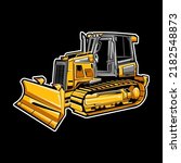 Bulldozer Construction Equipment Machine Vector