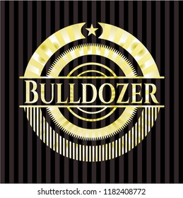  Bulldozer gold emblem