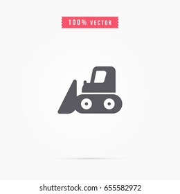 bulldozer icon for dig
