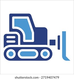 Elemento De Ícone Bulldozer Para Design