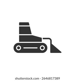 Bulldozer Icon Sign Symbol Vector