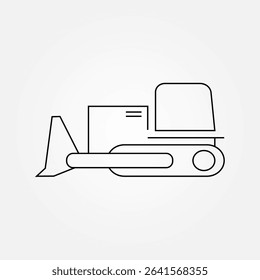 bulldozer icon symbol illustration vector eps10 logo template