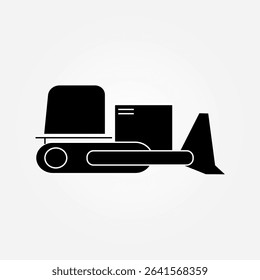 bulldozer icon symbol illustration vector eps10 logo template