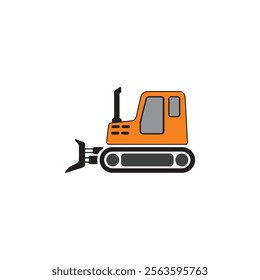 bulldozer icon symbol sign vector