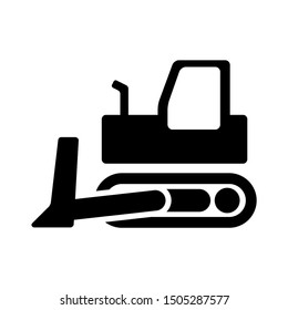 bulldozer icon - From Transportation, Logistics and Machines icons set