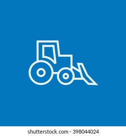 Bulldozer-Zeilensymbol.