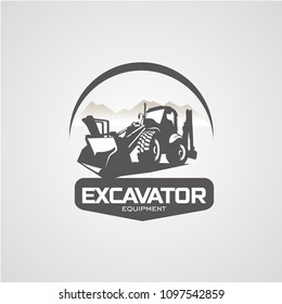 Bulldozer Logo Designs Template