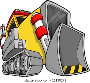 Bulldozer-Vektorgrafik