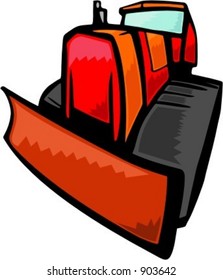 Bulldozer.Vector illustration