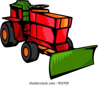 Bulldozer.Vector illustration