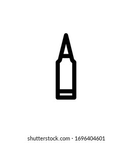 Ilustración de vectores de contorno de ejército de viñeta
