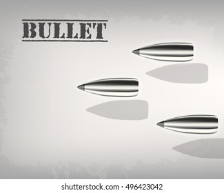 bullet background concept. vector illustration