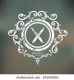 bullet badge,grunge vector