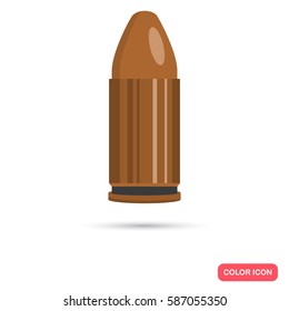 Bullet color flat icon for web and mobile design