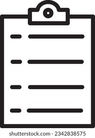 Bullet Edit List Outline Icon