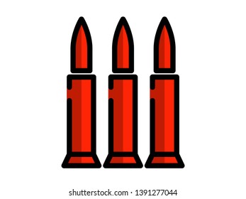 bullet filled line icon. Element of bullet icon for mobile concept and web apps. Thin filled line bullet icon can be used for web and mobile - Vector