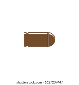 bullet gun vector icon illustration design template