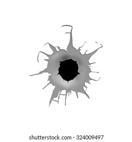 Bullet hole