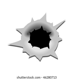 Bullet hole