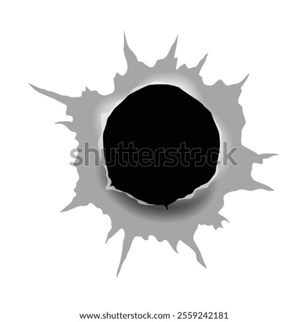 Bullet hole design for your projects