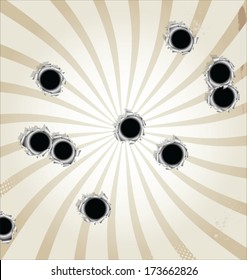 Bullet holes