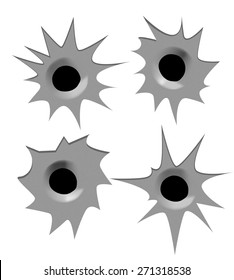 Bullet holes